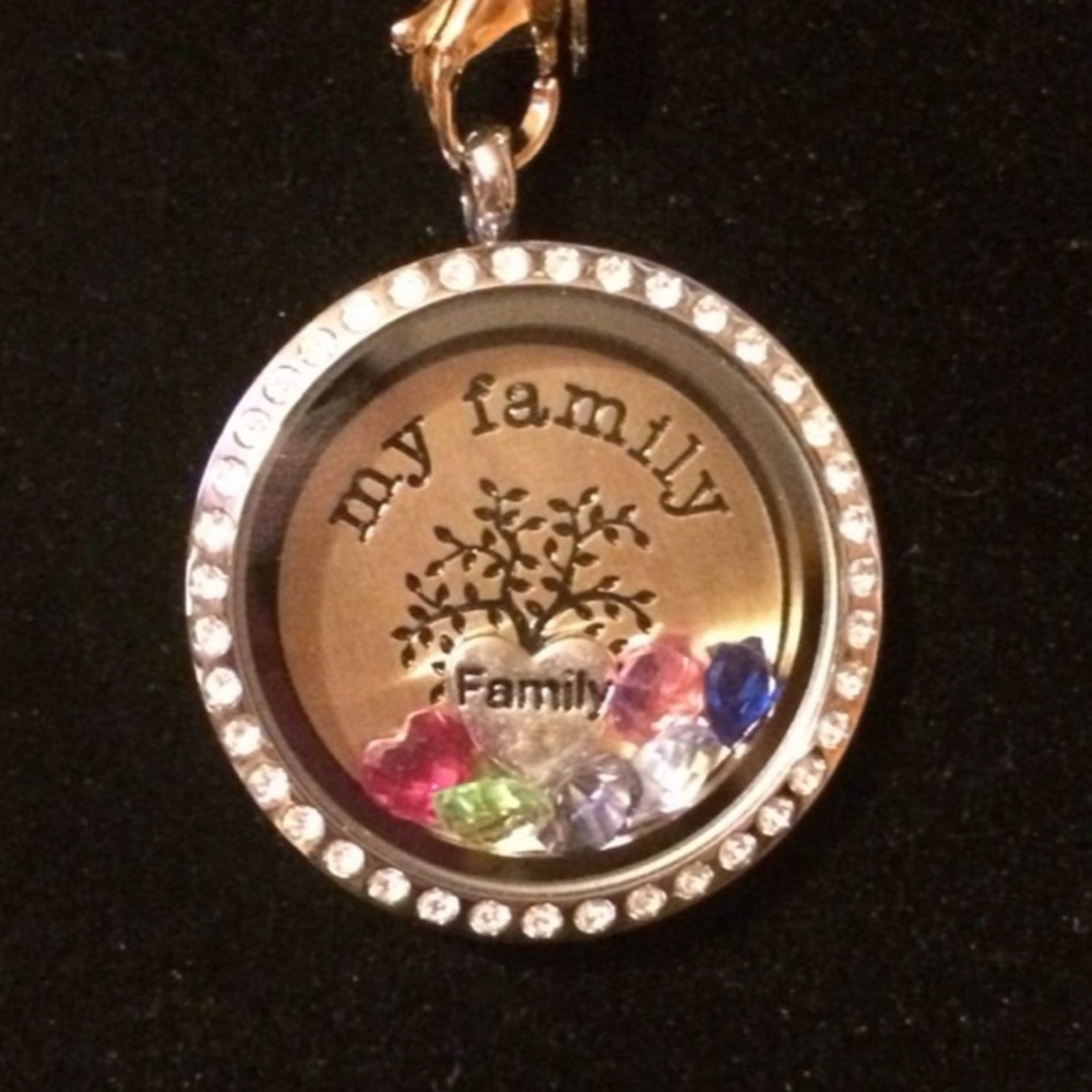3/$15 🖤 Origami Owl 🖤 Gold My Family Tree Plate - Picture 5 of 6